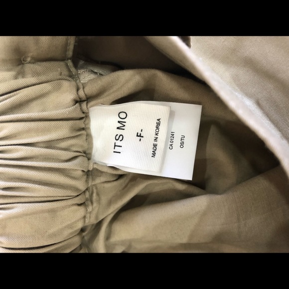 CUTE BEIGE SKIRT WITH PICKETS AND ZIPPER - Picture 1 of 9